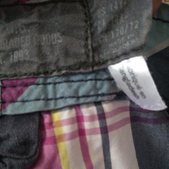 H&M Big kids Plaid Cargo short  Size 14y - Picture 4 of 4